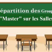 Nouvelle Organisation des Groupes – Master 1 .
